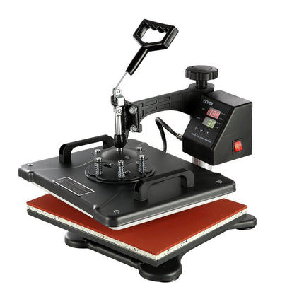 1400W Heat Press Machine 8 In 1 Sublimation Steel Frame Heat Presses with Temperature And Time Control (12X15INCH 8IN1).