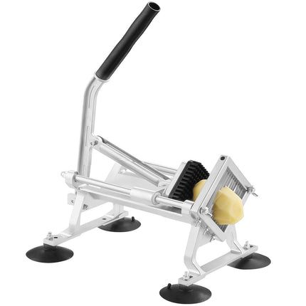 Commercial Vegetable Slicer, 1/4 inch Fruit Slicer, Stainless Steel and Aluminum Alloy Vegetable Cutter Slicer Machine, Manual Slicer with Non-slip Feet, for Radishes, Onions, Potatoes, Lemons.