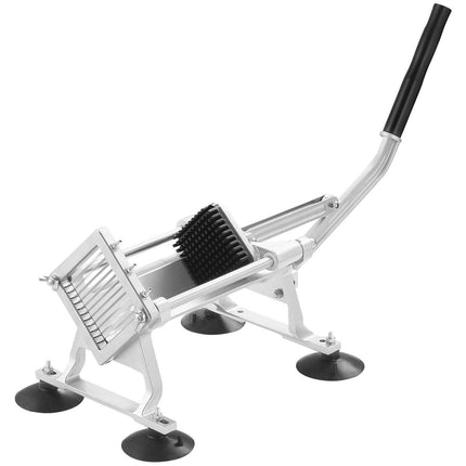 Commercial Vegetable Slicer, 1/4 inch Fruit Slicer, Stainless Steel and Aluminum Alloy Vegetable Cutter Slicer Machine, Manual Slicer with Non-slip Feet, for Radishes, Onions, Potatoes, Lemons.