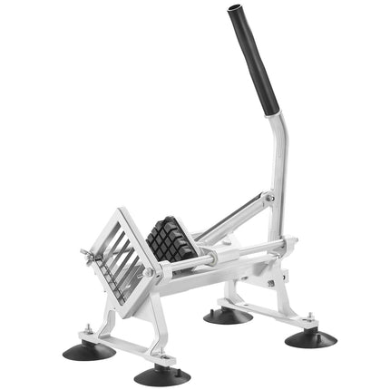 Commercial Vegetable Slicer, 1/2 inch Fruit Slicer, Stainless Steel and Aluminum Alloy Vegetable Cutter Slicer Machine, Manual Slicer with Non-slip Feet, for Radishes, Onions, Potatoes, Lemons.