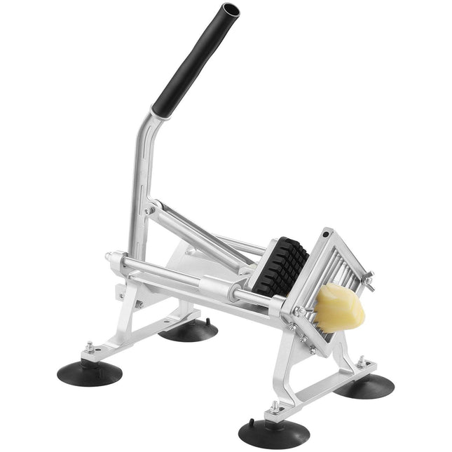 Commercial Vegetable Slicer, 3/8 inch Fruit Slicer, Stainless Steel and Aluminum Alloy Vegetable Cutter Slicer Machine, Manual Slicer with Non-slip Feet, for Radishes, Onions, Potatoes, Lemons.