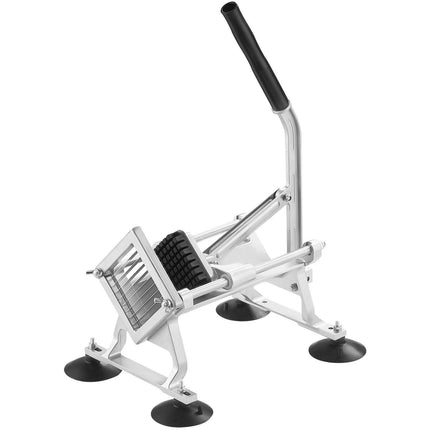 Commercial Vegetable Slicer, 3/8 inch Fruit Slicer, Stainless Steel and Aluminum Alloy Vegetable Cutter Slicer Machine, Manual Slicer with Non-slip Feet, for Radishes, Onions, Potatoes, Lemons.