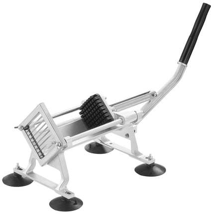 Commercial Vegetable Slicer, 3/8 inch Fruit Slicer, Stainless Steel and Aluminum Alloy Vegetable Cutter Slicer Machine, Manual Slicer with Non-slip Feet, for Radishes, Onions, Potatoes, Lemons.