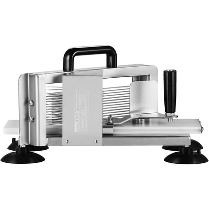 Commercial Tomato Slicer, 1/4"+3/8"+3/16" Tomato Cutter Slicer, Stainless Steel Heavy Duty Tomato Slicer Machine, Manual Tomato Slicer with Non-slip Feet, Cutting Tomatoes, Cucumbers, Bananas.