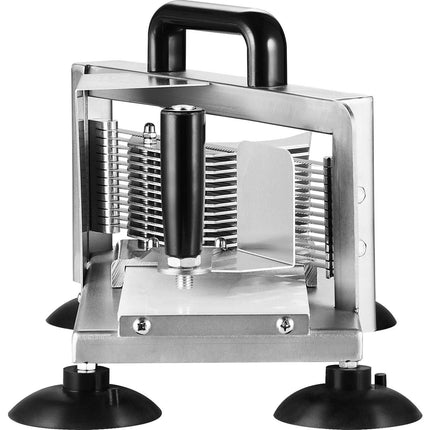 Commercial Tomato Slicer, 1/4"+3/8"+3/16" Tomato Cutter Slicer, Stainless Steel Heavy Duty Tomato Slicer Machine, Manual Tomato Slicer with Non-slip Feet, Cutting Tomatoes, Cucumbers, Bananas.