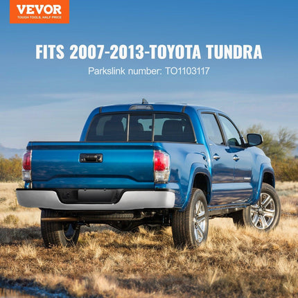 VEVOR Rear Step Bumper Chrome Steel Bumper Assembly for 2007-2013-Toyota Tundra.