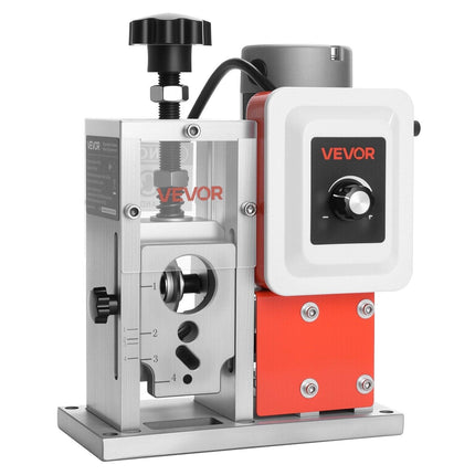 Electric Wire Stripping Machine, 1.5-40 mm, 400W Automatic Motorized Cable Stripper, 9.84 IPS (15 m/min) Wire Peeler with Alloy Blades, V-Shaped Rollers, Cooling Fan, for Scrap Copper Recycling.