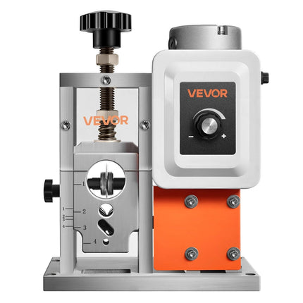 Electric Wire Stripping Machine, 1.5-40 mm, 400W Automatic Motorized Cable Stripper, 9.84 IPS (15 m/min) Wire Peeler with Alloy Blades, V-Shaped Rollers, Cooling Fan, for Scrap Copper Recycling.
