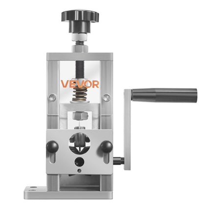 Manual Wire Stripping Machine, 1.5-25 mm, Copper Stripper with Hand Crank or Drill Powered, 64Mn Quenched Blades, 45# Steel Rollers, Aluminum Alloy Frame Wire Peeler, for Scrap Copper Recycling.