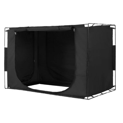3 Doors Bed Tent Breathable Tent 70% Blackout with 9.5 mm Fiber Poles.