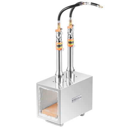 Portable Propane Forge 2 Burner Farrier Forge Knife Metal Square.