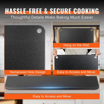 Pizza Steel, 20" x 14" x 3/8" Pizza Steel Plate for Oven, Pre-Seasoned Carbon Steel Pizza Baking Stone with 20X Higher Conductivity, Heavy Duty Rustproof Pizza Pan for Outdoor Grill, Indoor Oven.
