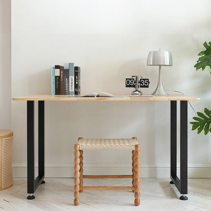 711.2MM Adjustable Furniture Legs, Square Reinforced Steel Office Table legs Set of 2 for DIY, Max Load 453.6KG Heavy Duty Desk Legs, Quick Instalation & Rich Accessories Legs Black.