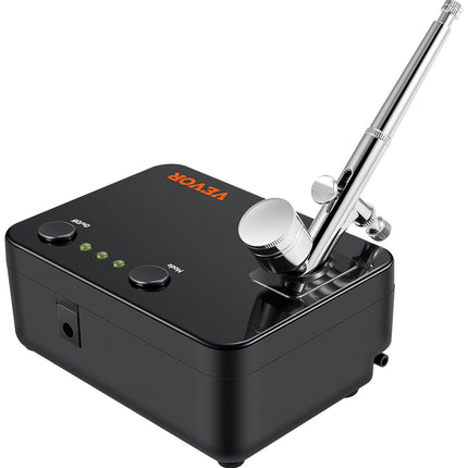 Airbrush Kit Dual-action Airbrush System Compressor Art Nail Makeup Model.