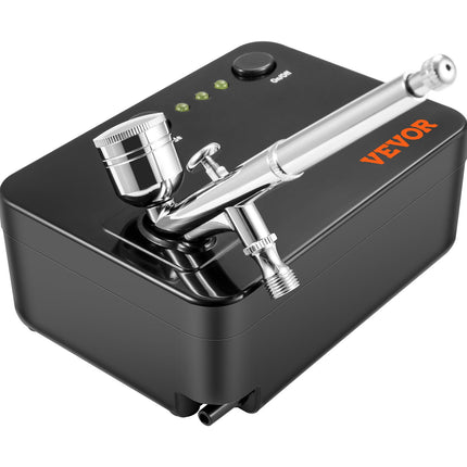 Airbrush Kit Dual-action Airbrush System Compressor Art Nail Makeup Model.