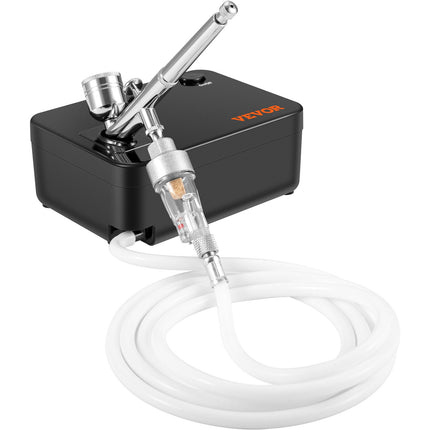 Airbrush Kit Dual-action Airbrush System Compressor Art Nail Makeup Model.