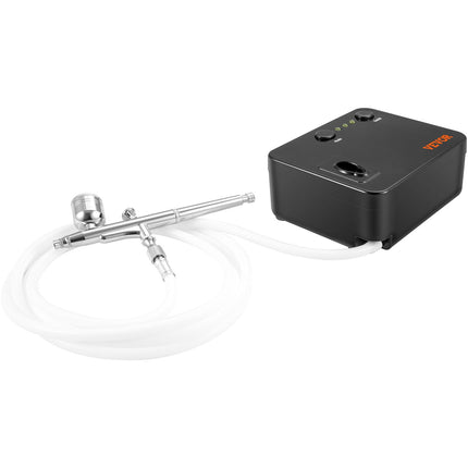 Airbrush Kit Dual-action Airbrush System Compressor Art Nail Makeup Model.