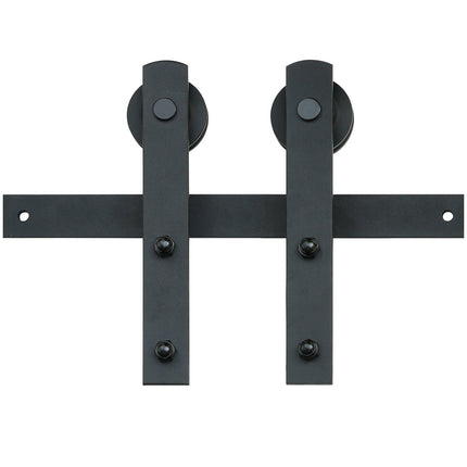 8FT Sliding Barn Door Hardware Closet Track Kit for Single Door I Hanger.