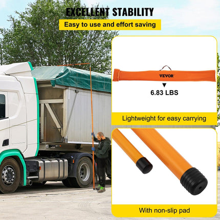Load Height Measuring Stick 20' Sturdy Truck Height Stick Easy to Read.