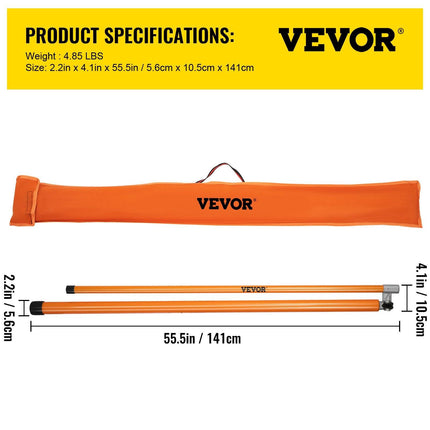 Load Height Measuring Stick 20' Sturdy Truck Height Stick Easy to Read.