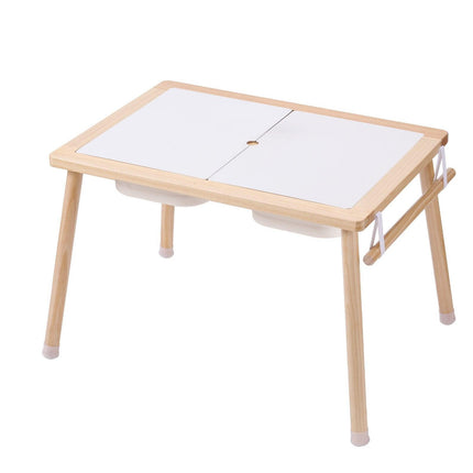 Kids Sensory Table Sand Water Play Table with 1 Paper Roll 3 Storage Bins.