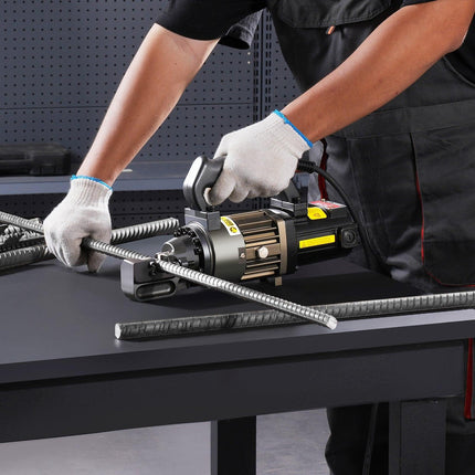Electric Hydraulic Rebar Cutter, 1000W Portable Rebar Cutter, Cutting up to 5/8 Inch (4-16mm) #5 Rebar within 2 Seconds, High Power Steel Rebar Cutter with Oil Can Rich Accessories,Black RC-16.