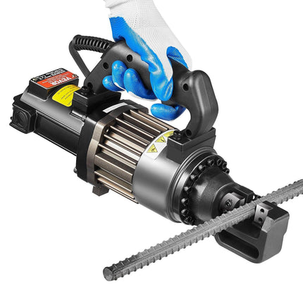 Electric Hydraulic Rebar Cutter, 1000W Portable Rebar Cutter, Cutting up to 5/8 Inch (4-16mm) #5 Rebar within 2 Seconds, High Power Steel Rebar Cutter with Oil Can Rich Accessories,Black RC-16.