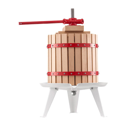 Fruit Wine Press Manual Press for Wine Making 3.2 Gal/12L Wood Basket.
