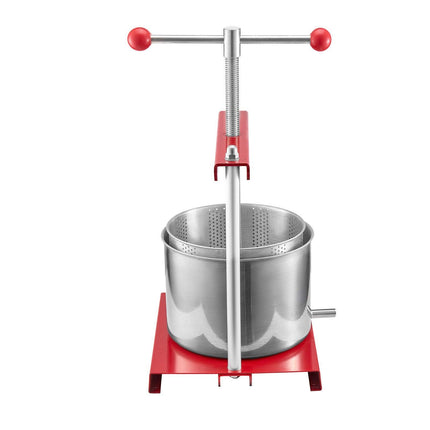 Fruit Wine Press Manual Press for Wine Making 1.6 Gal/6L Stainless Steel.
