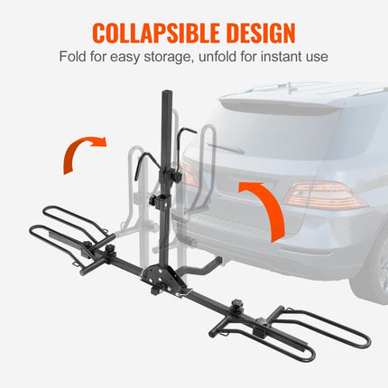 2-Bike Rack Hitch Mount Folding Carrier Car Truck SUV 1.25.