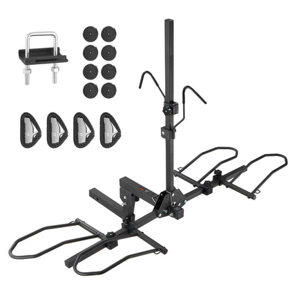2-Bike Rack Hitch Mount 160lbs Folding Carrier Car Truck SUV 2.
