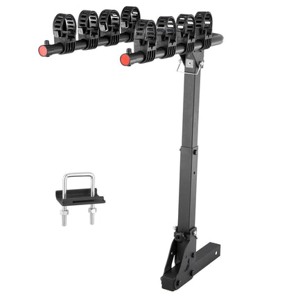 4 Bike Rack Hitch Mount Folding Swing Down Bicycle Carrier Car Truck SUV 150 lbs.