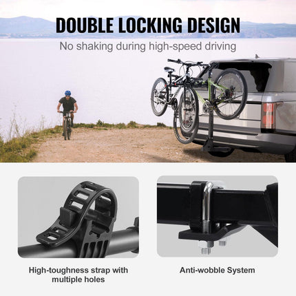 4 Bike Rack Hitch Mount Folding Swing Down Bicycle Carrier Car Truck SUV 150 lbs.
