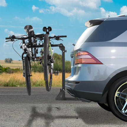 4 Bike Rack Hitch Mount Folding Swing Down Bicycle Carrier Car Truck SUV 150 lbs.