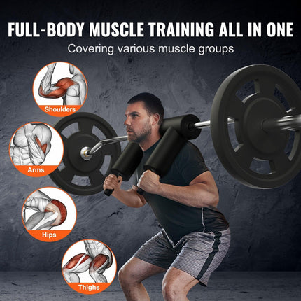 Safety Squat Bar Fitness Squat Bar Attachment Weight Lifting.