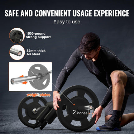 Safety Squat Bar Fitness Squat Bar Attachment Weight Lifting.