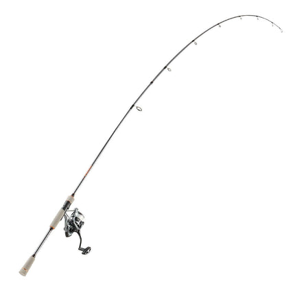 Rod and Fishing Reel Combo, IM6 Fiberglass & Carbon Fiber Spinning Rod and Reel Combo, Bass Fishing Pole with 2m Two-Piece Rods, 6+1 Ball Bearings, Stainless Steel Guides with Ceramic Rings.