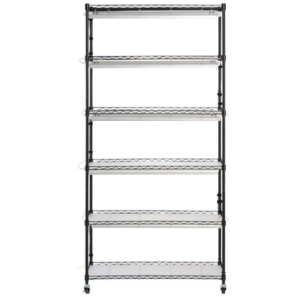 Plant Stand with Grow Light 6 Tiers 180W 180 cm Indoor Plant Grow Shelf.