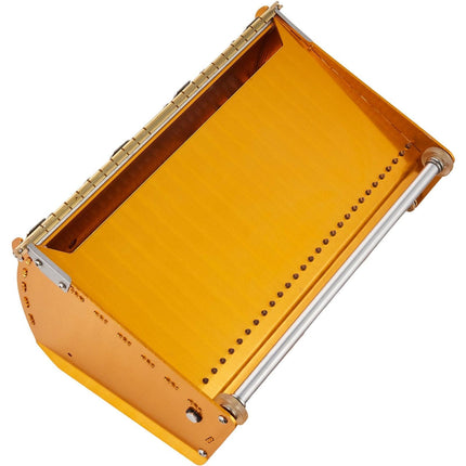 VEVOR Drywall Flat Box, 10-Inch Wide Quick Clean, Aluminum Finishing Mud Box for Plasterboard, Wallboard, Sheetrock, Bonus Mudguard, Extra 2 Stainless Steel Blades (10/12-Inch).