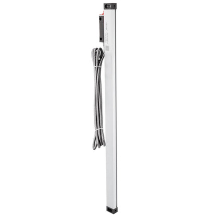 1 Axis Lathe Linear Scale 550mm with Accuracy 0.0002" Optical Length Precision Linear Scale Aluminum Body for Mill Milling Lathe Machine with Accessories (550mm(22")).