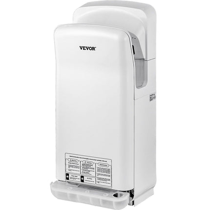 Jet Hand Dryer Blade Hand Dryer Automatic High Speed for Washroom White.
