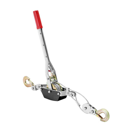 Power Puller Come Along Winch 2 Ton 4409 lbs Heavy Duty Pull Hoist 2 Hooks.