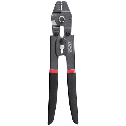 Crimping Tool, Up To 2.2mm Wire Rope Crimping Tool, Crimping Loop Sleeve Kit with a Cable Cutter and 160pcs Aluminum Buckles, Teflon Coating Anti-Rust Fishing Crimping Tool.