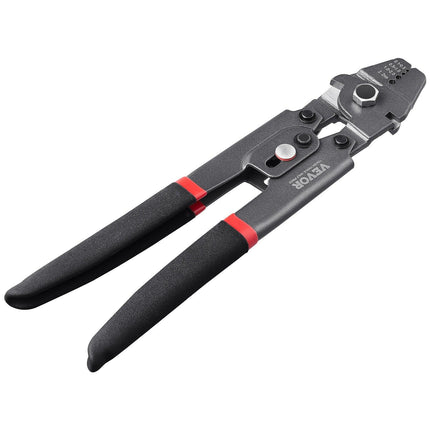 Crimping Tool, Up To 2.2mm Wire Rope Crimping Tool, Crimping Loop Sleeve Kit with a Cable Cutter and 160pcs Aluminum Buckles, Teflon Coating Anti-Rust Fishing Crimping Tool.