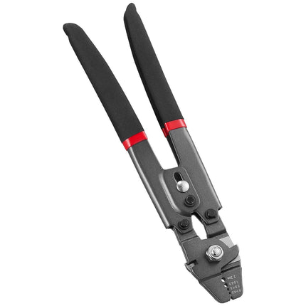 Crimping Tool, Up To 2.2mm Wire Rope Crimping Tool, Crimping Loop Sleeve Kit with a Cable Cutter and 160pcs Aluminum Buckles, Teflon Coating Anti-Rust Fishing Crimping Tool.