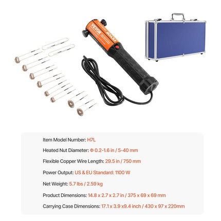 1KW Magnetic Induction Heater Hand-held Induction Heater for Bolts Removal.