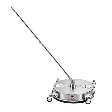 15" Pressure Washer Surface Cleaner 4 Wheels 4000 Max PSI 2 Extended Wands.