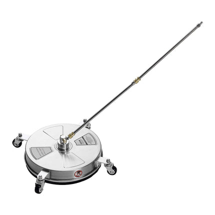 15" Pressure Washer Surface Cleaner 4 Wheels 4000 Max PSI 2 Extended Wands.
