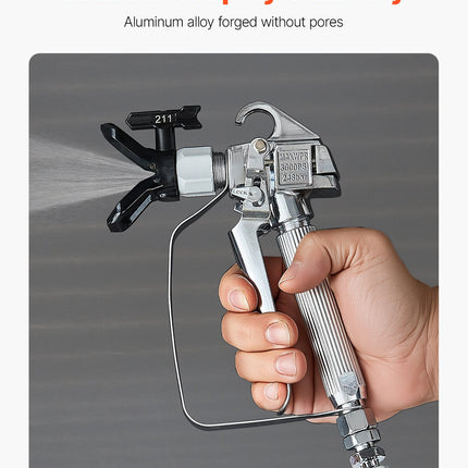 Airless Paint Spray Gun 3600PSI High Pressure Airless Spray Gun with 5Tips.