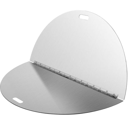 Fire Pit Lid Round 40 Inch Foldable Fire Pit Ring Snuff Cover 430 Stainless Steel Fire Pit Spark Screen Cover 3mm Thickness.